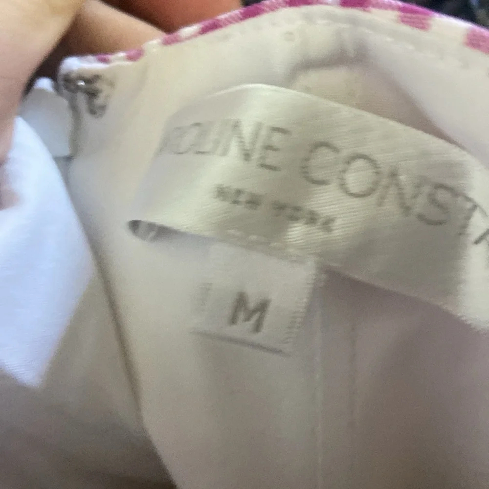 Caroline Constas Artemis Bustier Multi Colored Gingham 100% Cotton Boning Medium - Picture 5 of 5